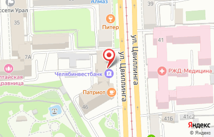 Магазин медтехники ДельтаМедика на улице Цвиллинга на карте