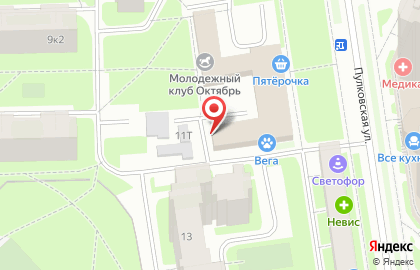 Платный туалет Туалет на Пулковской улице на карте