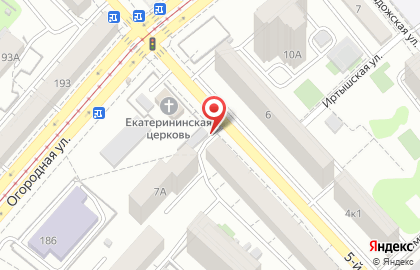 Продуктовый магазин Герман в Заводском районе на карте