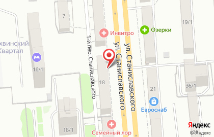 Автомагазин Механик на улице Станиславского на карте