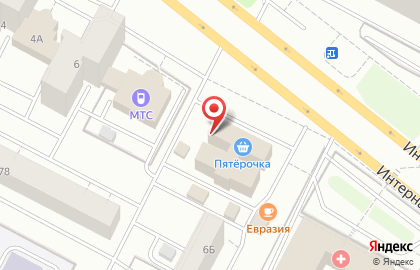 Фирменный магазин Самотлор-Хлеб на Интернациональной улице на карте