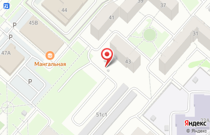 Автостоянка в Казани на карте