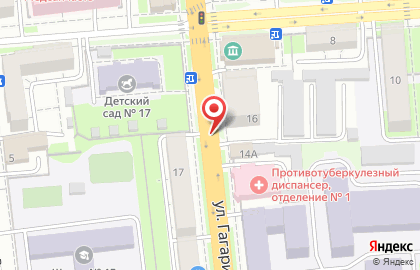 Академия слуха на улице Гагарина на карте