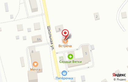Бар Спутник на Школьной улице на карте