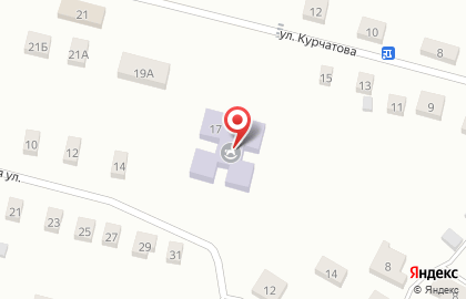 Детский сад №5 на улице Курчатова на карте