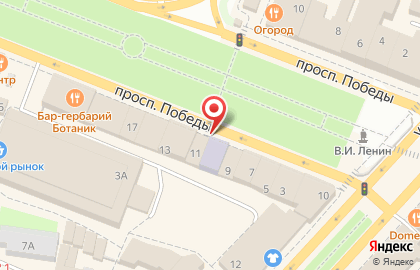 Кофейня Сладости и радости на проспекте Победы на карте