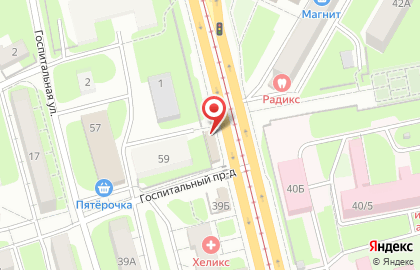 Продуктовый магазин Лаваш на улице Фрунзе, 41а на карте