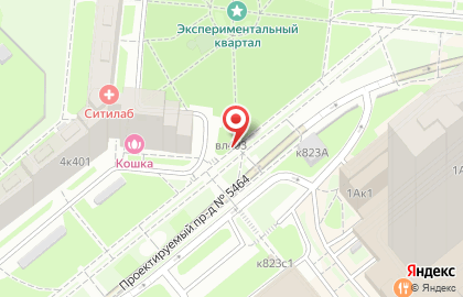 Киоск по продаже печатной продукции, район Чертаново Северное на Чертановской на карте