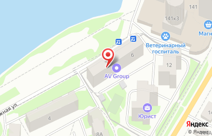 Школа английского языка В Пушкино на Набережной улице на карте