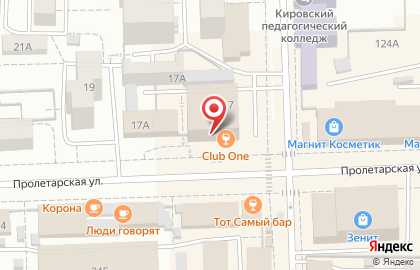 Баня Латунские бани на Пролетарской улице на карте