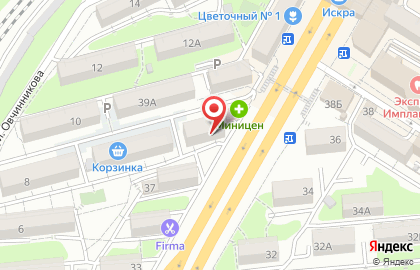 Банкомат Восточный экспресс банк, филиал в г. Владивостоке на проспекте 100-летия Владивостока на карте