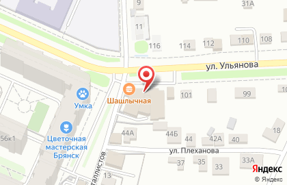 Строительно-монтажная компания ЭлектроСтрой на улице Ульянова на карте