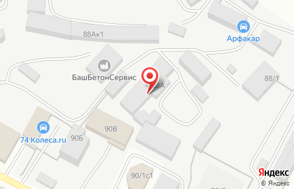Автосервис на улице Новоженова на карте