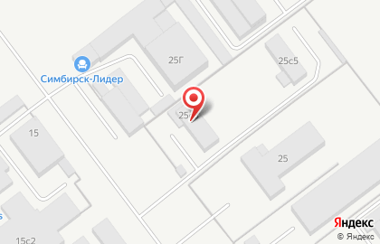 Фабрика Основа-мебель в Заволжском районе на карте