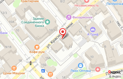 Фирменный магазин обоев Victoria Stenova на улице Красной Армии на карте
