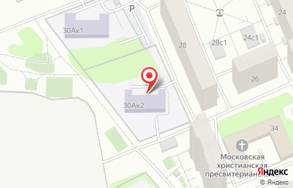 Школа им. В.В. Маяковского с дошкольным отделением в Москве на карте