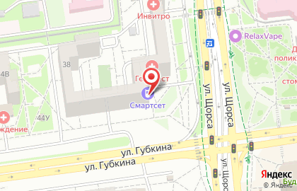 Сервисный центр Макбери на улице Щорса на карте