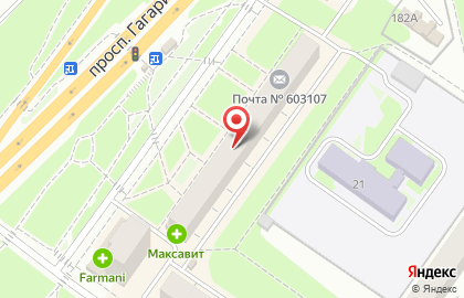 Магазин домашнего текстиля на проспекте Гагарина на карте