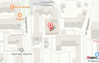 Надэль на Казанской улице на карте