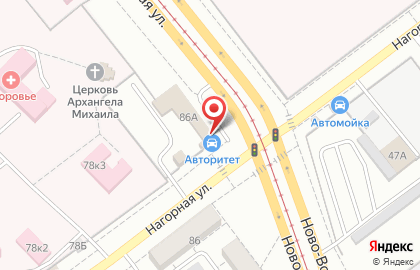 Автосервис Авторитет на Ново-Вокзальной улице на карте