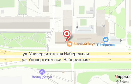 Студия-кондитерская Высший Вкус на Университетской Набережной на карте
