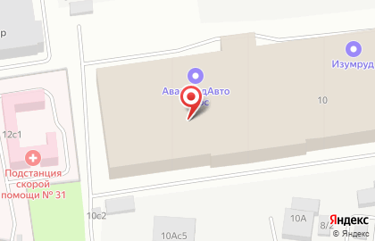 Автотехцентр на Кантемировской на карте