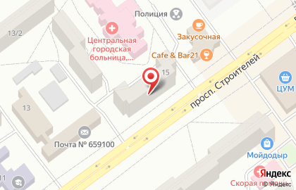 Фирменный магазин Ермолино на проспекте Строителей на карте