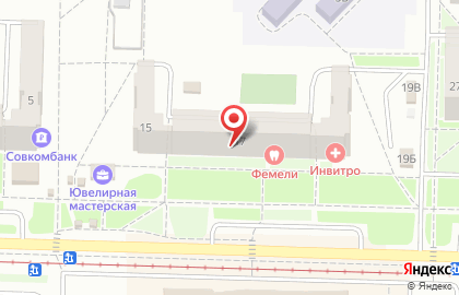 Клиника Фемели в Орджоникидзевском районе на карте
