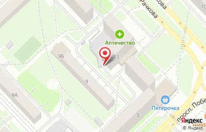 Центр паровых коктейлей Туман на проспекте Капитана Рачкова на карте