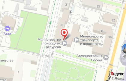 Министерство природных ресурсов и экологии Чувашской Республики на карте