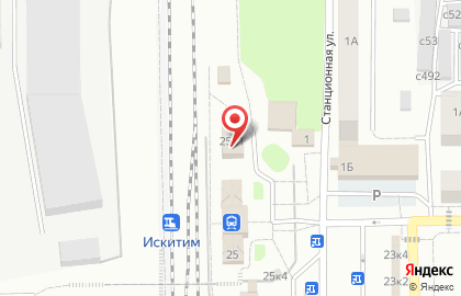 Товарная контора Искитим на карте