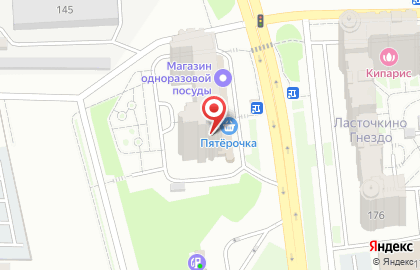 Супермаркет Пятёрочка в Дзержинском районе на карте