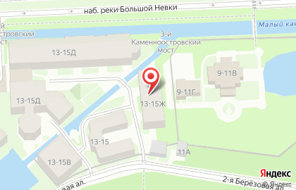 Каменный остров, ТСЖ на карте