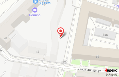 Актон на Белоостровской улице на карте