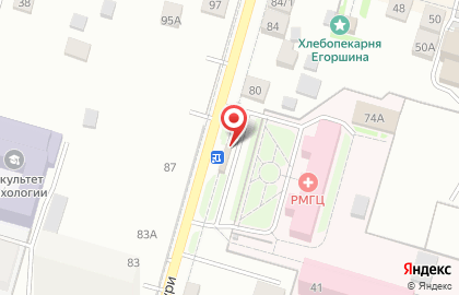 Продуктовый магазин в Уфе на карте