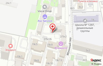 Частная охранная организация Сокол в Орлово-Давыдовском переулке на карте