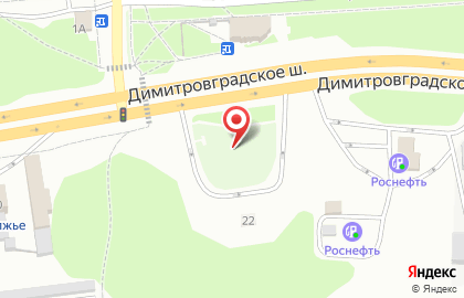 АЗС Оптан на Димитровградском шоссе на карте