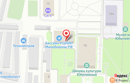 Спортивный комплекс 4 ЦНИИ Минобороны России на карте