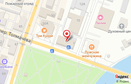 У Причала на карте