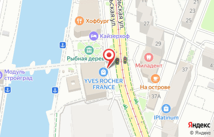 Магазин косметики Yves Rocher на Октябрьской улице на карте