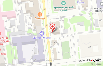 Ресторан Бакинский Дворик в Центральном районе на карте