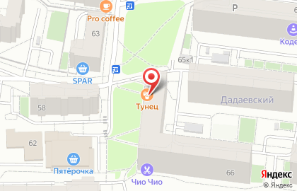 Строительная фирма Спецремстройтрест на улице Старшины Дадаева на карте