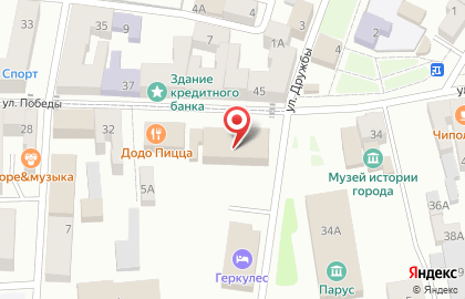 Мебельный салон Формула Уюта в Советске на карте