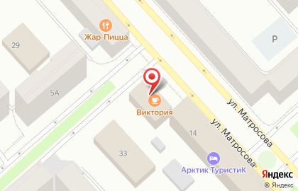 Кафе Виктория в Красноярске на карте