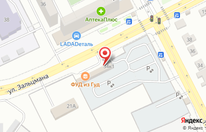 Кафе Фуд из гуд в Тракторозаводском районе на карте