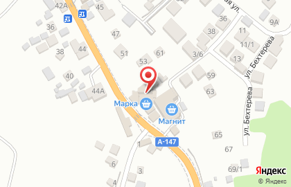 Магазин Марка в Лазаревском районе на карте