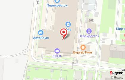 Супермаркет Перекресток в Москве на карте