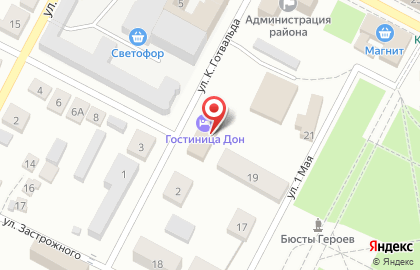 Гостиница Дон, гостиница в Воронеже на карте
