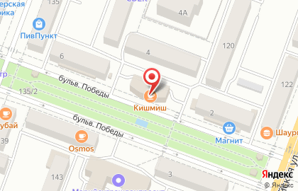 Салон-магазин Матрица на бульваре Победы на карте