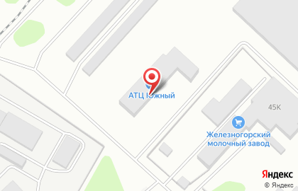 Автосервис Южный в Железногорске на карте